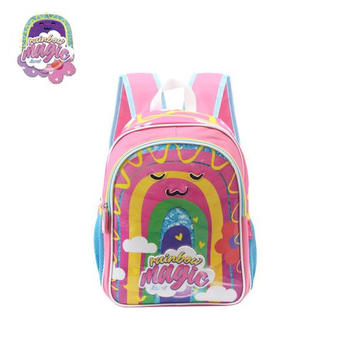 Mochila Espalda 14 Pulgadas Rainbow Magic Rosa