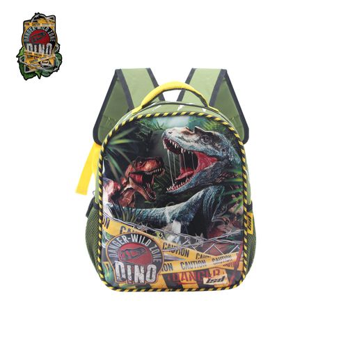 Mochila Espalda 12 Pulgadas Dino Danger Verde