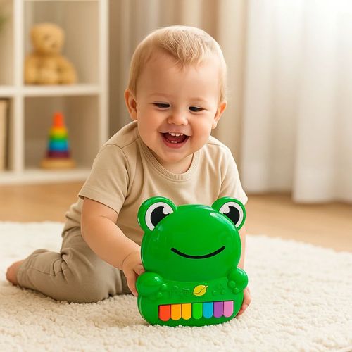 Froggy Piano Musical Mon Petite Verde Oscuro
