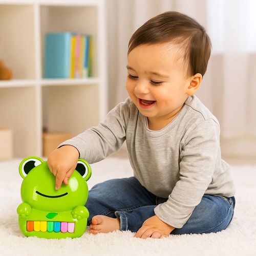 Froggy Piano Musical Mon Petite Verde Claro