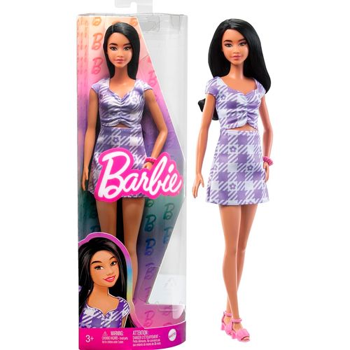 Muñeca Barbie Fahionista 199 Vestido Lila