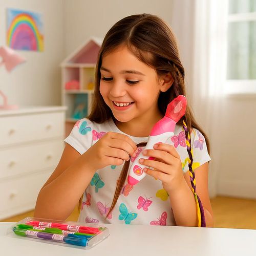 Juego Para Hacer Trenzas Margarita Trenzas Coloridas