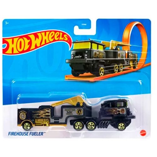 Camión Hot Wheels Transportador Firehouse Fueler