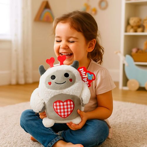 Peluche Marcianitos Del Amor de 20 Cm Con Corazón