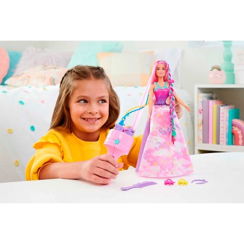 Barbie Muñeca Dreamtopia Twist Style Trenzas Mágicas