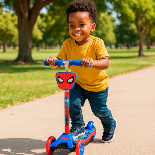Monopatin Spiderman Azul