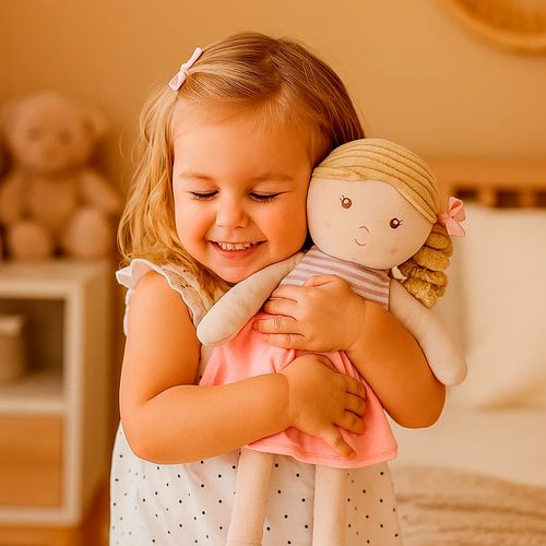 Muñeca de Peluche Soft 50cm Rosa