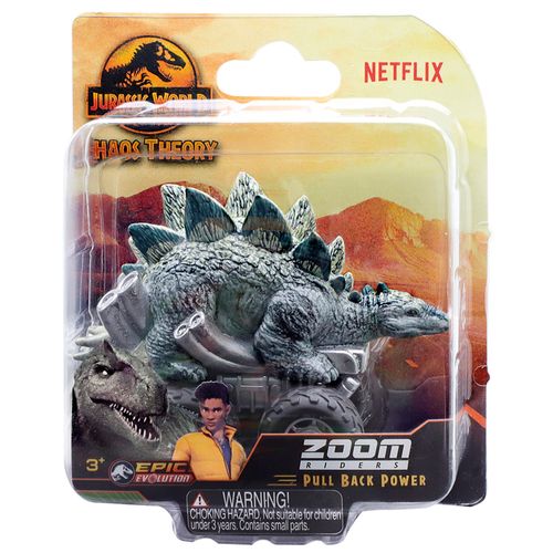Jurassic World Zoom Riders Auto Stegosaurus