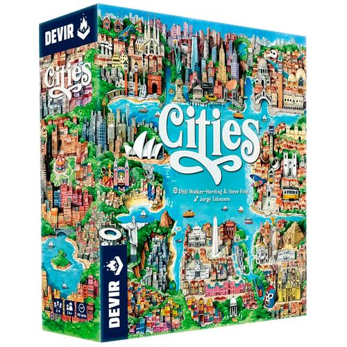 Juego De Mesa Familiar Cities
