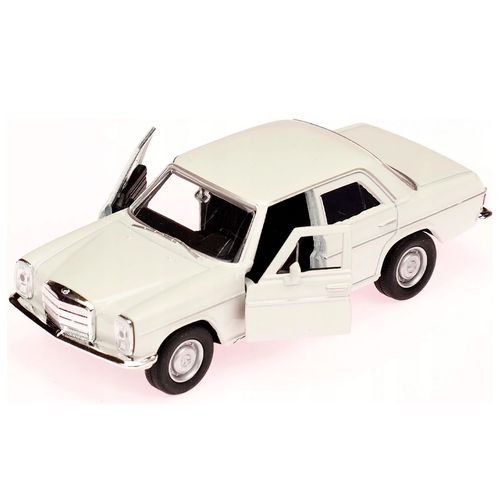 Auto Colección Welly Metal Mercedes Benz 220 Blanco Escala 1:36