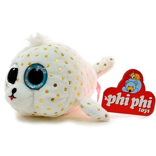 Peluche Animales De Mar Con Brillos 15 Cm Foca