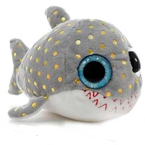 Peluche Animales De Mar Con Brillos 15 Cm Tiburón