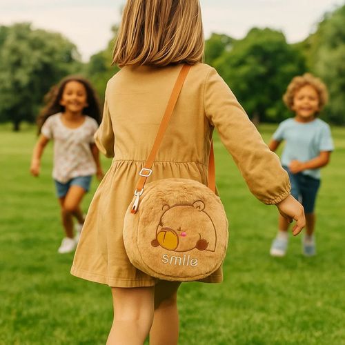 Cartera De Capibara Con La Palabra Smile