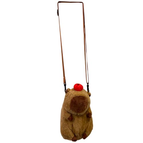 Cartera De Capibara Con Fruta Roja