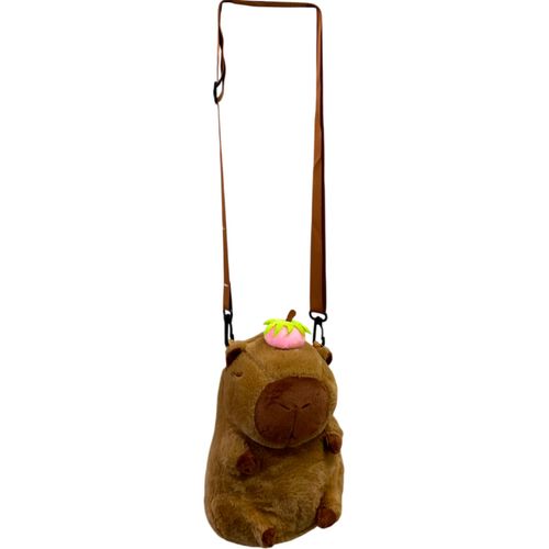 Cartera De Capibara Con Fruta Rosa