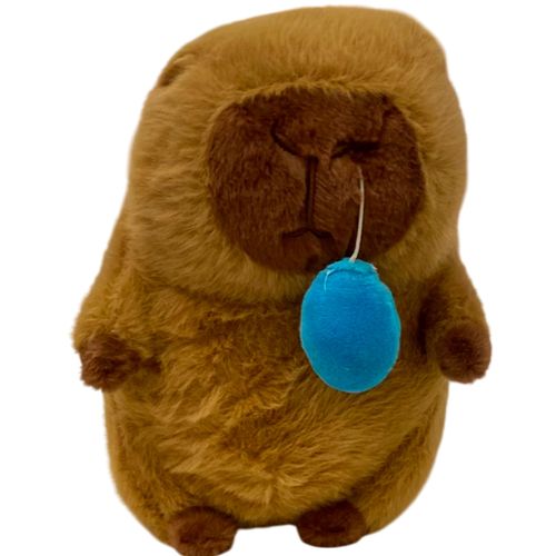 Peluche De Capibara Con Una Burbuja De Chicle
