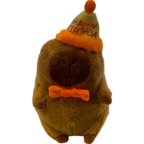Peluche De Capibara De Cumpleaños