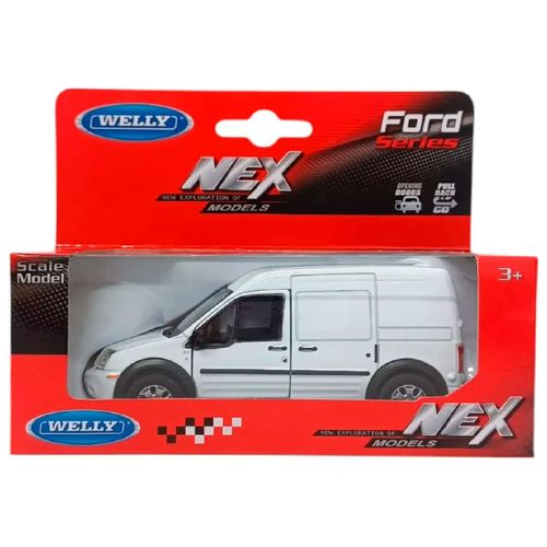 Auto Colección Welly Metal 1:36 Ford Transit Connect Blanco