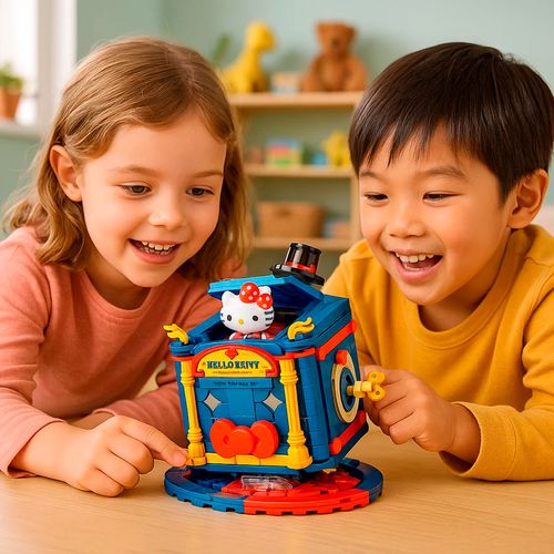 Hello Kitty Playset 24 Cm Circus Caja Mágica