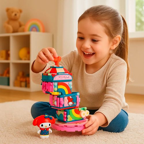 Hello Kitty Playset 24 Cm Circus My Melody Caja Arcoiris