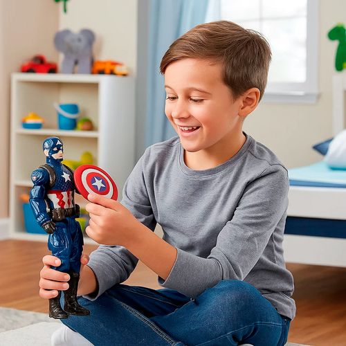 Muñeco Marvel Hasbro De Avengers 29 Cm Capitán América