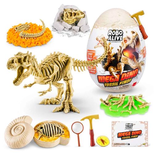 Robo Alive Zuru Huevo Sorpresa Desentierra 30cm Volcano Dino Fossil Find
