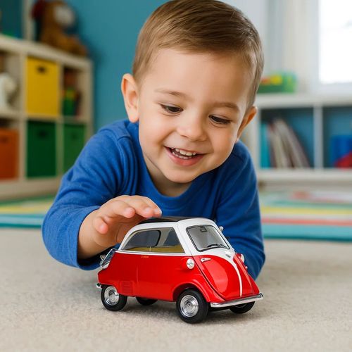 Auto Coleccionable Escala 1:36 BMW Isetta Color Rojo