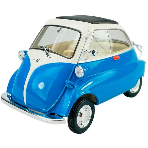 Auto Colección Welly Metal 1:36 Bmw Isetta Azul
