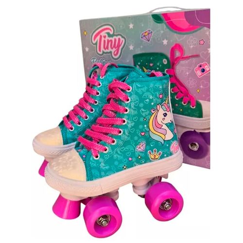 Patines Zapatilla Tiny Unicornio Con Freno Talle 29