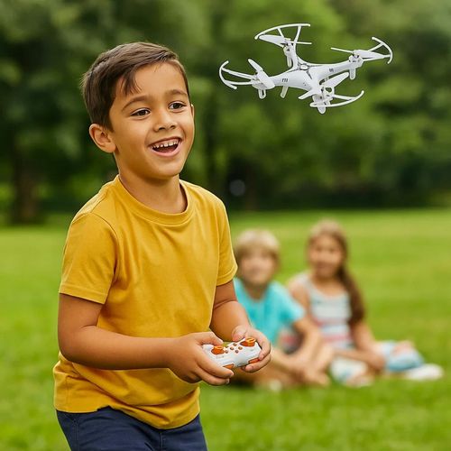 Juguete Drone A Radio Control 360° Blanco