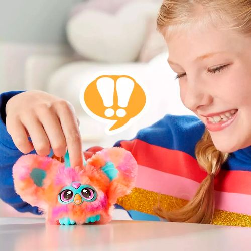 Juguete Furby Furblets Hasbro 10 Cm Ree-Mix Pelo Turquesa