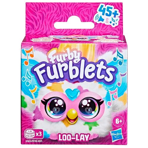 Juguete Furby Furblets Hasbro 10 Cm Loo-Lay Pelo Naranja