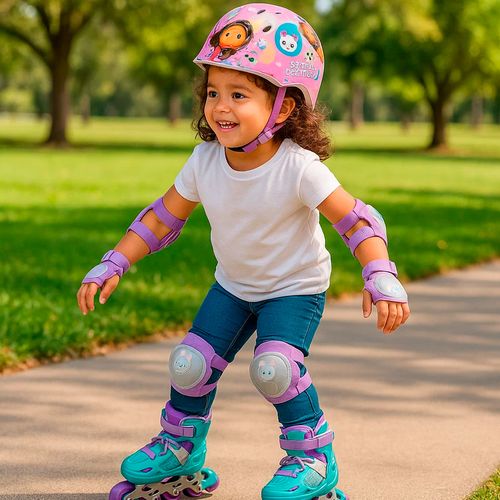 Roller Gabby Doll House3 en 1 Con casco y Protecciones Talle M