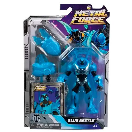 Figura de Acción Dc Metal Force Blue Beetle 11cm