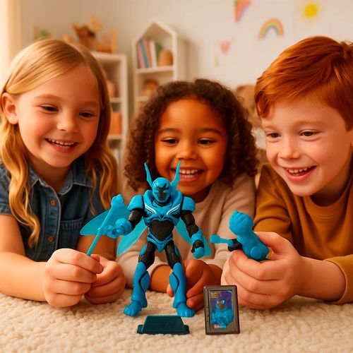 Figura de Acción Dc Metal Force Blue Beetle 11cm