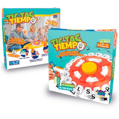 Juego De Mesa Familiar Tic Tac Tiempo