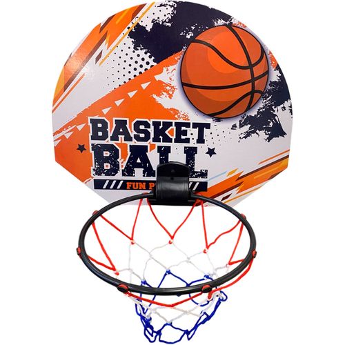 Aro De Basquet 49x39x10 Cm Redondo Naranja