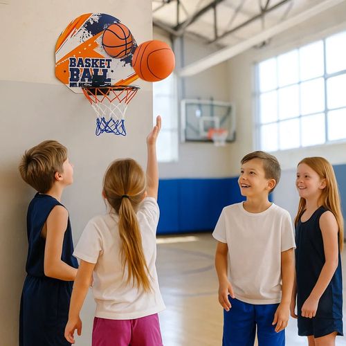 Aro De Basquet 49x39x10 Cm Redondo Naranja