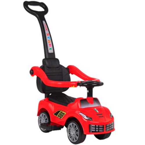 Andador Pata Pata 2 En 1 Con Luz y Sonido Auto Rojo