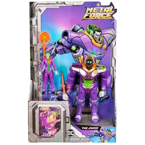 Figura Articulada Metal Force Dc Figura 10Cm Traje Joker