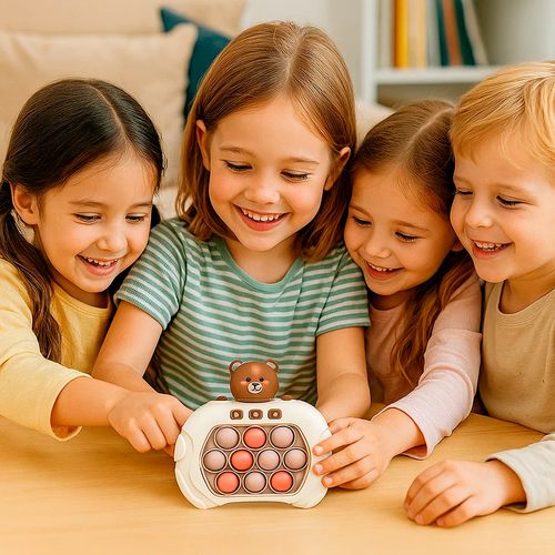 Juego Antiestres Poppit Electronico De Oso