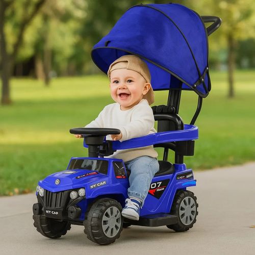 Pata Pata 3 En 1 Con Luz y Sonido Buggy Azul