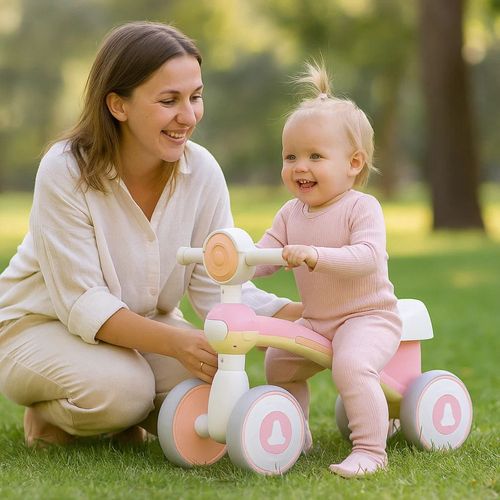 Patacleta Reforzada Con Luz y Sonido Rosa