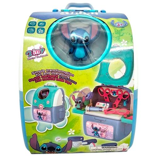 Mochila Valija Con Visor Fashion Bag Stitch Set De Doctor