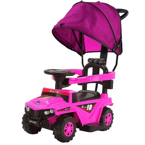 Pata Pata 3 En 1 Con Luz y Sonido Buggy Rosa