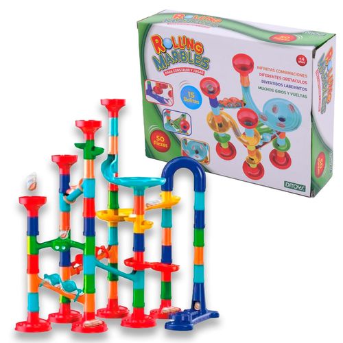 Rolling Marbles Laberinto de Bolitas 50 Piezas