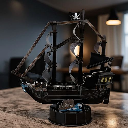 Cubic Fun Rompecabeza 3D La Venganza de la Reina Ana Barco 100 Piezas