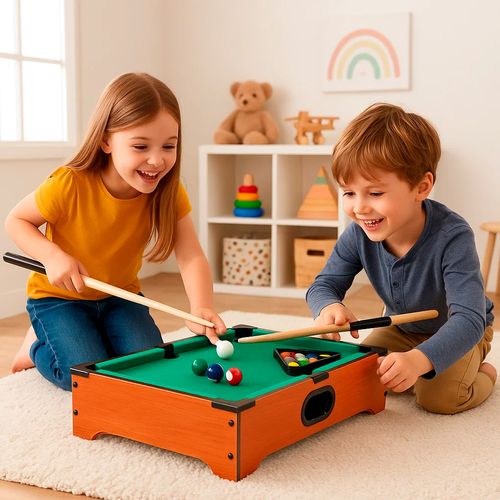 Juego De Mesa Mini Billard Pool
