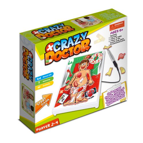 Juego De Mesa "Crazy Doctor" Operación