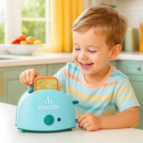 Tostadora Infantil - Realista Con Luz Y Sonido